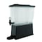 Service Ideas Classic Cold Beverage Dispenser Rectangle, Plastic, 3 Gallon, Black CBDP3BLK - alternate 1